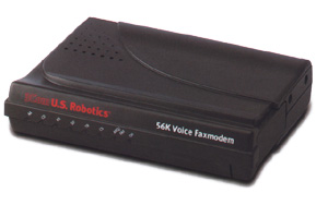 U.S. Robotics 56K External Voice Fax/ Modem